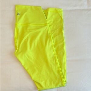 Lululemon Neon Yellow Leggings